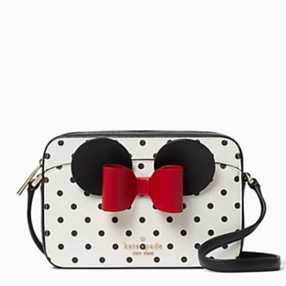 disney x kate spade new york other minnie mouse camera bag